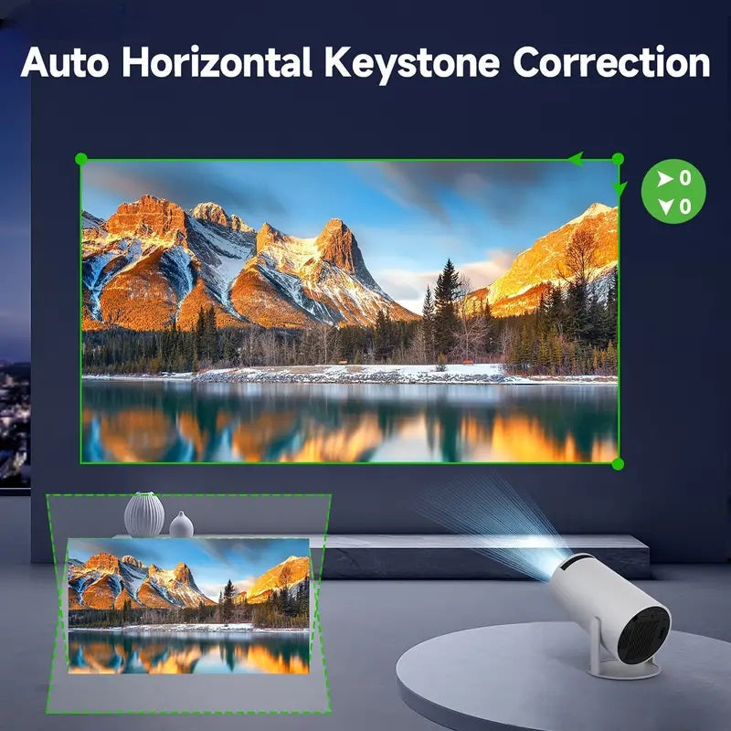 Smart 4K Projector with WiFi 6 and Bluetooth 5.0 | Ka-mostore