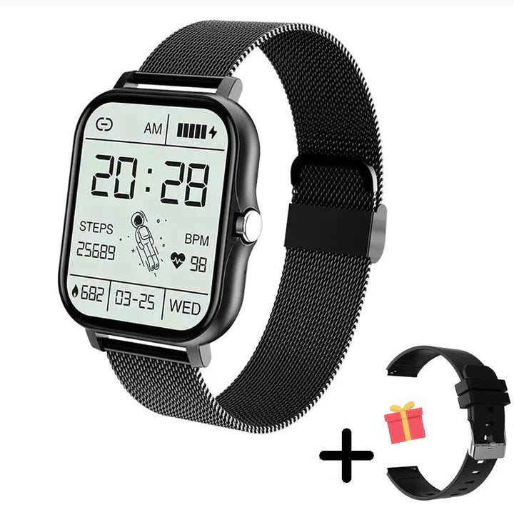 Reloj inteligente de 1.83 pulgadas – Reloj deportivo con funciones de salud y llamadas por Bluetooth | Ka-mostore