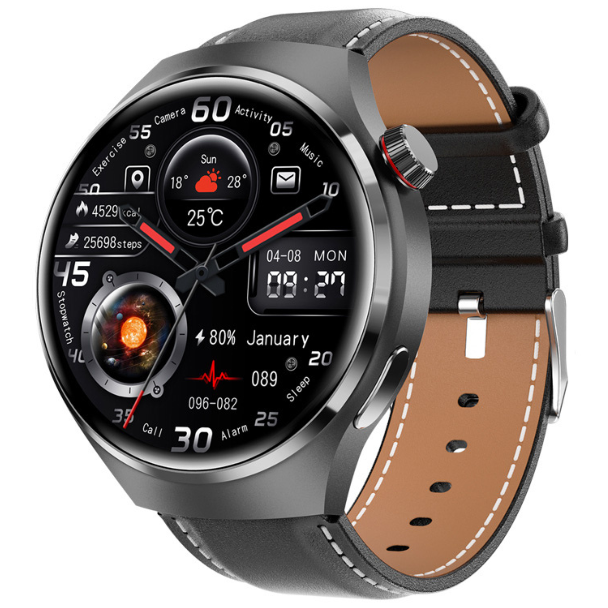 Smartwatch: Ideal for Sports, Business & Lifestyle EKG, AMOLED HD, Bluetooth, Heart Rate Limited Edition | Ka-mostore