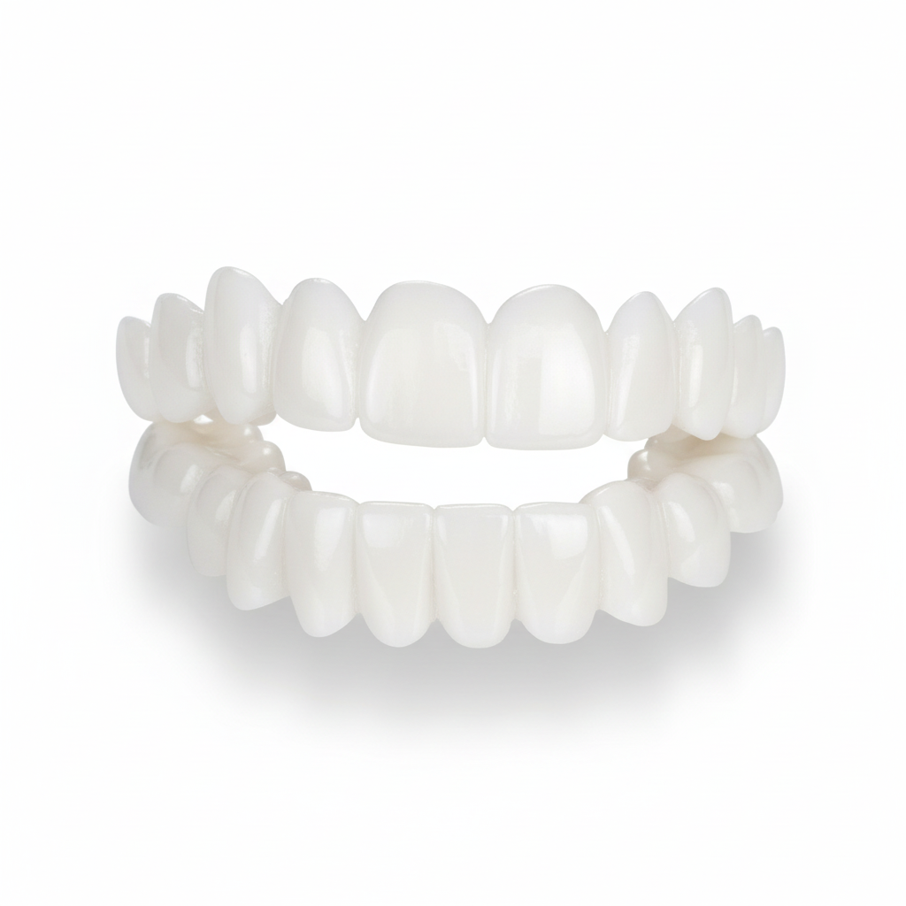 Smile Veneers | Customizable Cosmetic Tooth Covers | Medical Special Resin | Instant Smile Correction | Upper & Lower Jaw | Ka-mostore