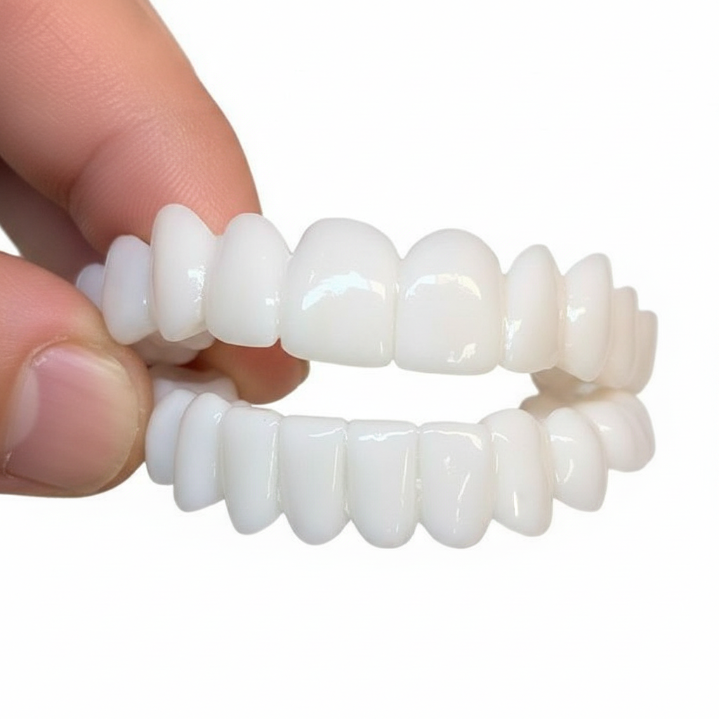 Smile Veneers | Customizable Cosmetic Tooth Covers | Medical Special Resin | Instant Smile Correction | Upper & Lower Jaw | Ka-mostore