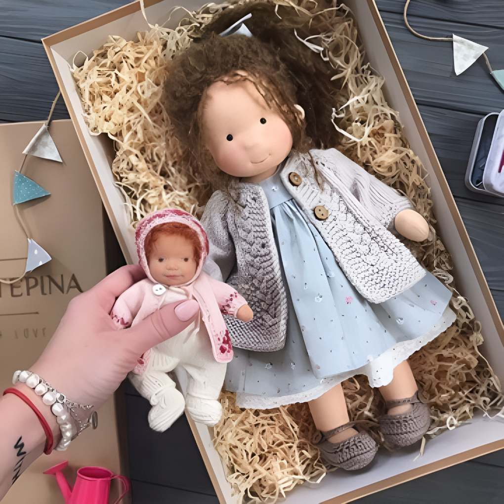 Soft Waldorf Doll with Natural Features | Ka-mostore