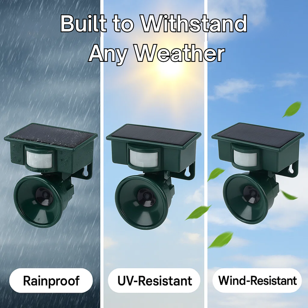 Solar Bird Deterrent with Motion Sensor for Outdoor Areas | Ka-mostore