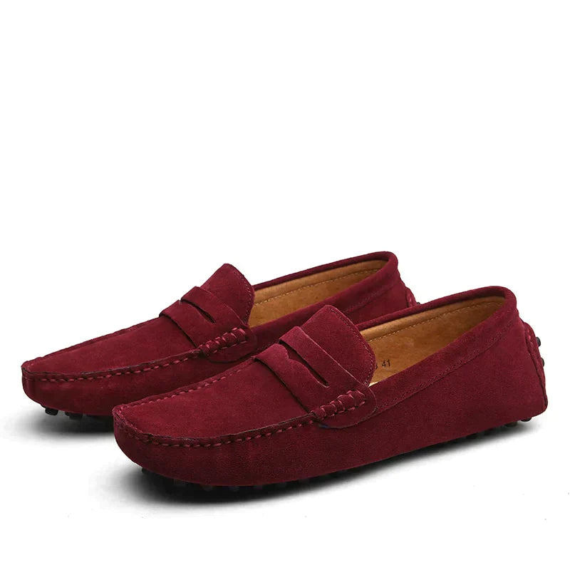 Originální semišové boty na řízení - inspirované Itálií | Ka-mostore