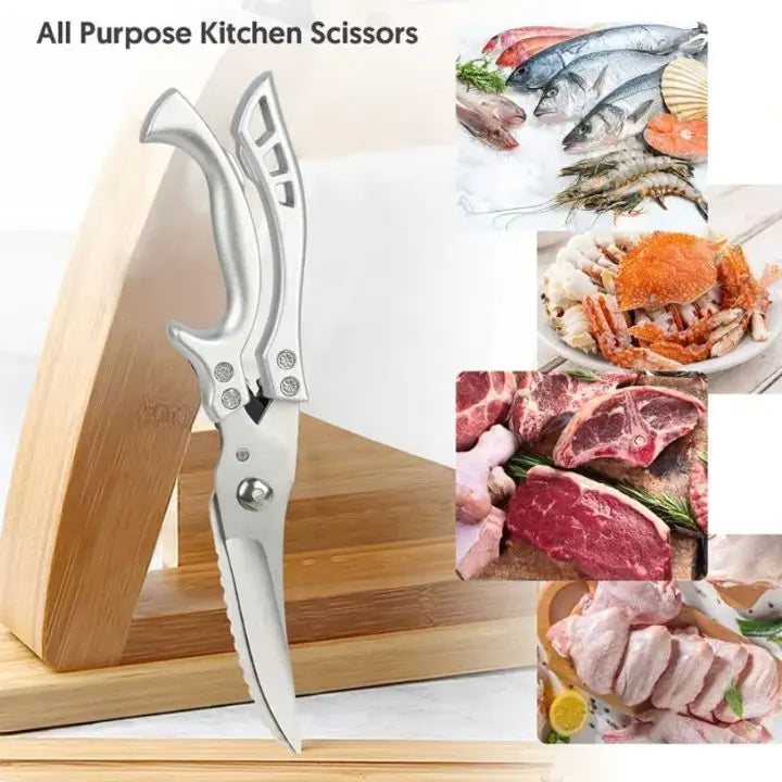 Super strong kitchen scissors – stainless steel & effortless cutting | Ka-mostore