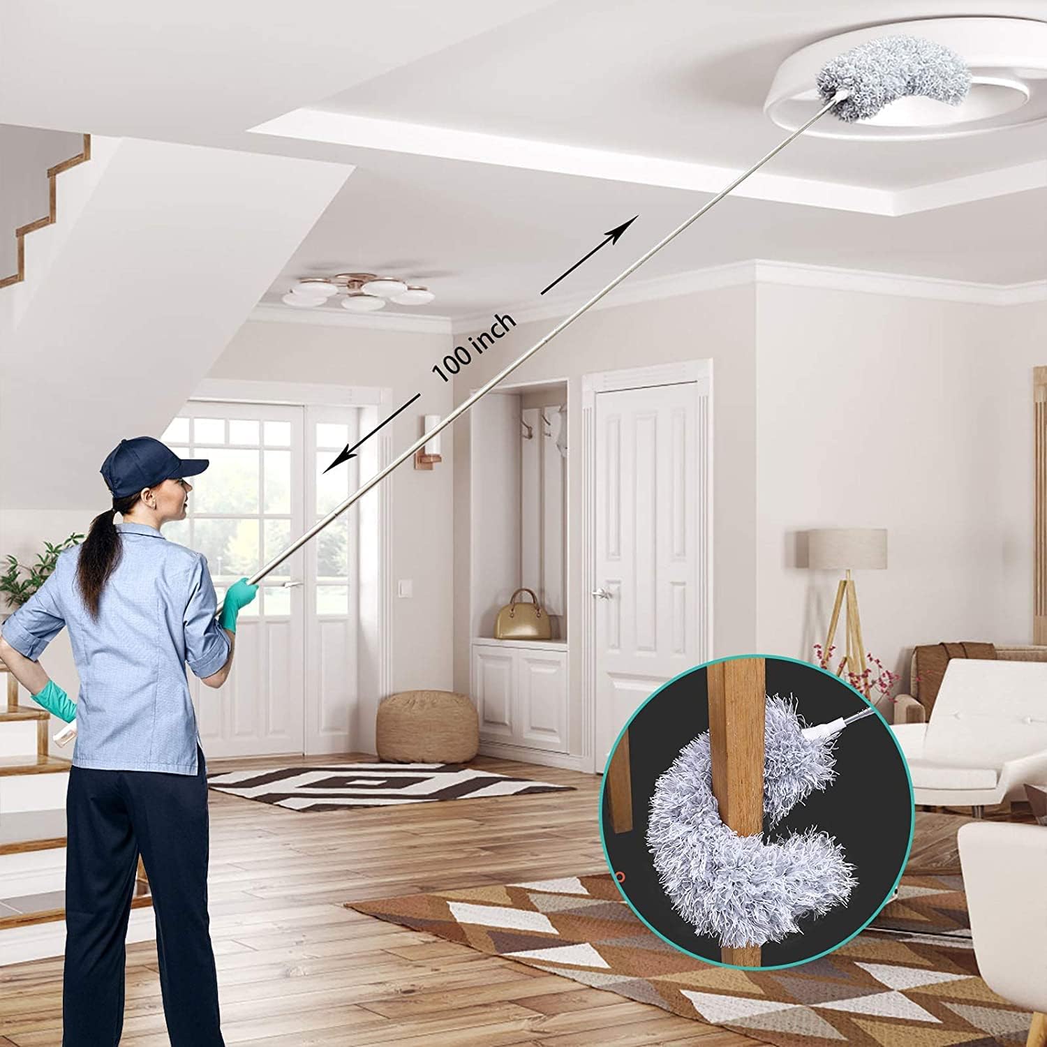 Long Reach Extendable Duster for Cleaning | Ka-mostore