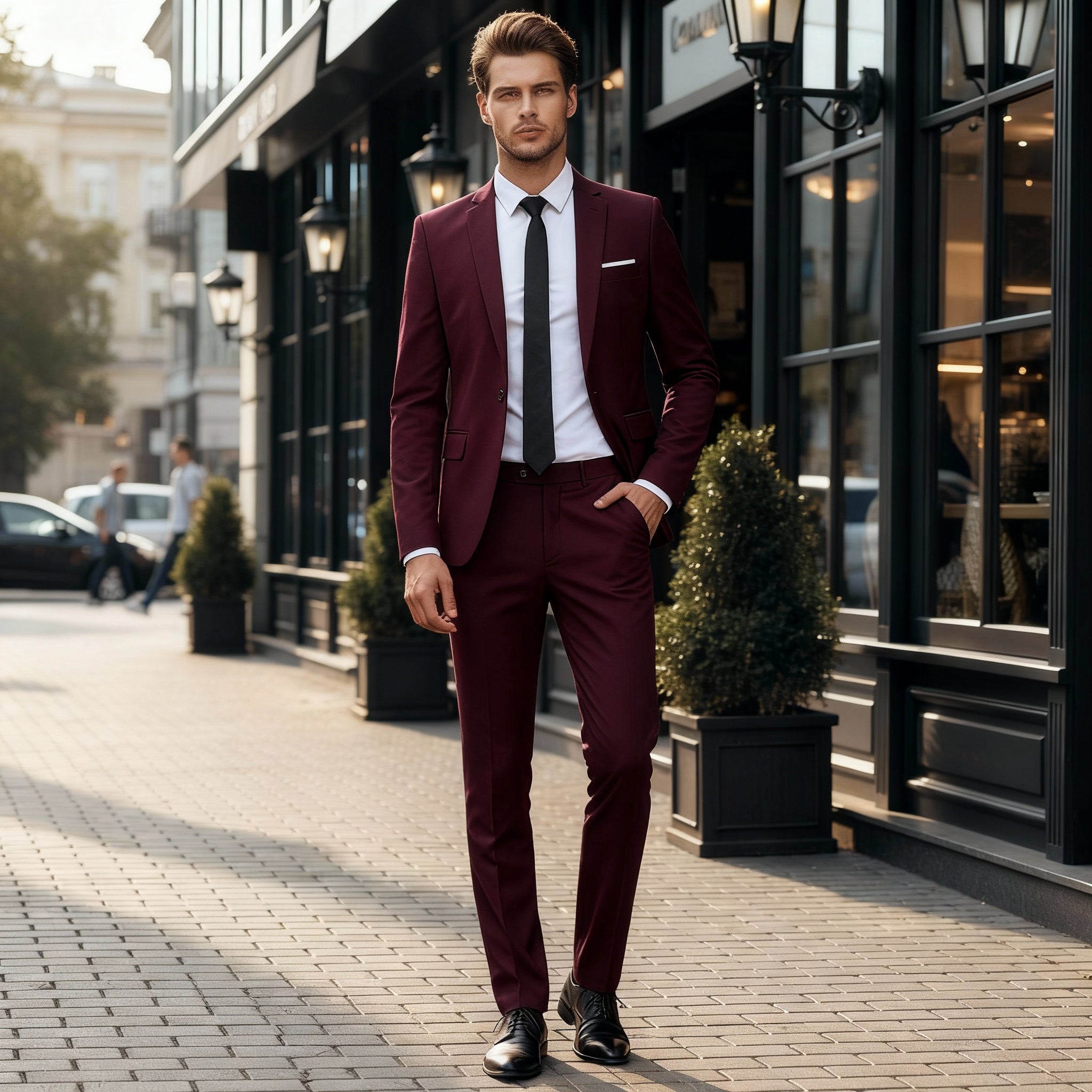 Conjunto de traje entallado elegante | Ka-mostore