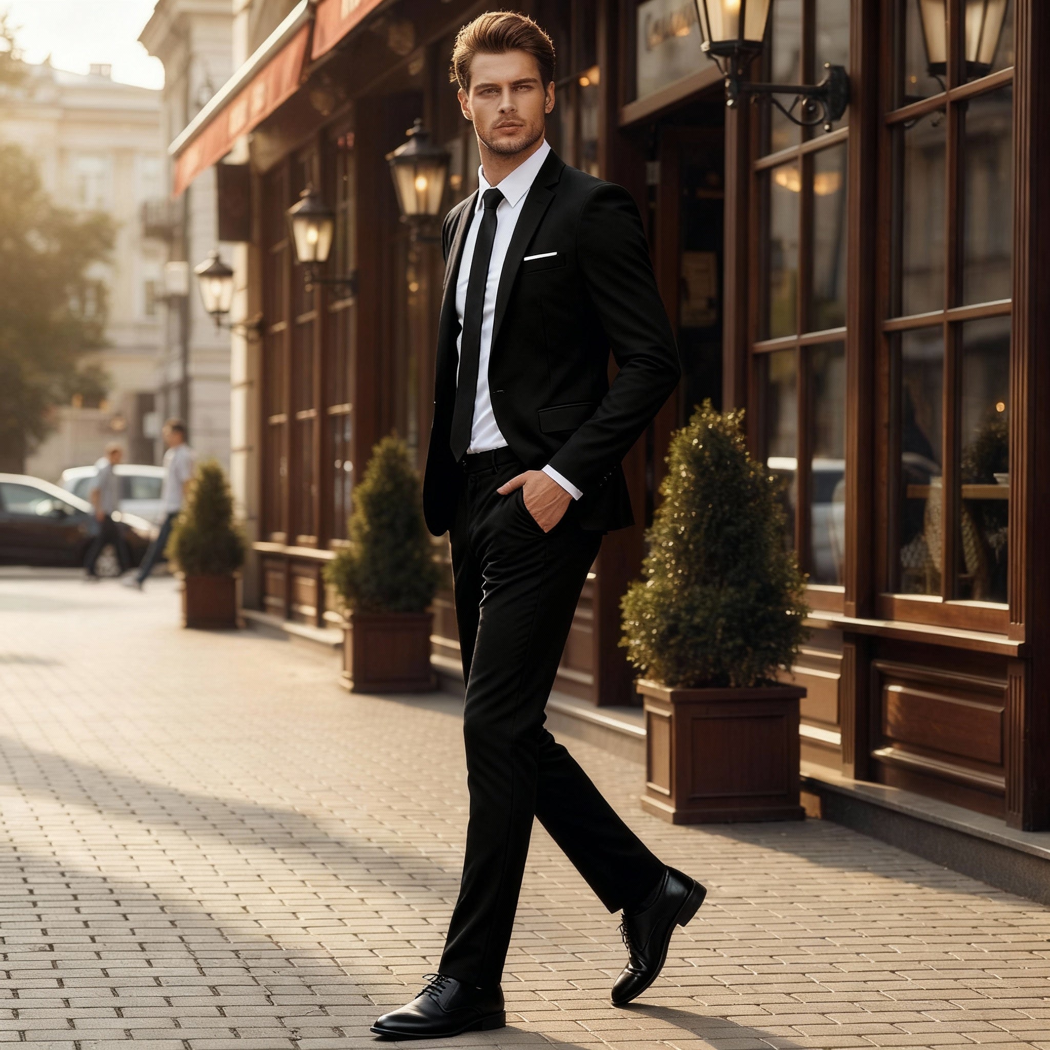 Conjunto de traje entallado elegante | Ka-mostore