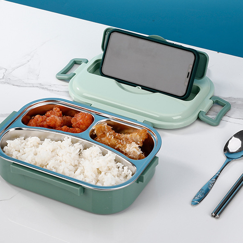 Insulated Lunch Box with Sections | Ka-mostore