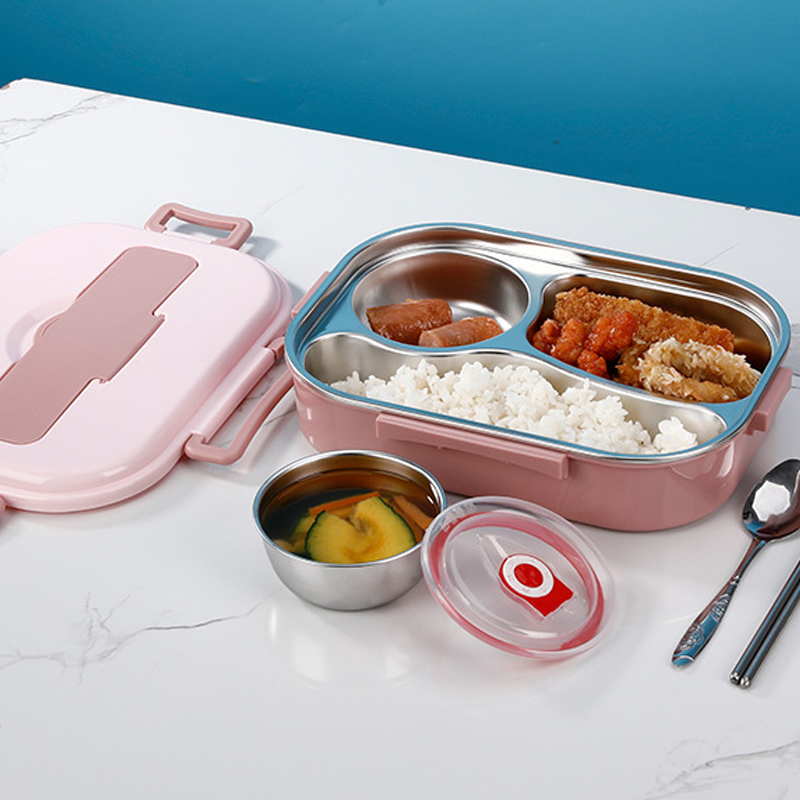 Insulated Lunch Box with Sections | Ka-mostore