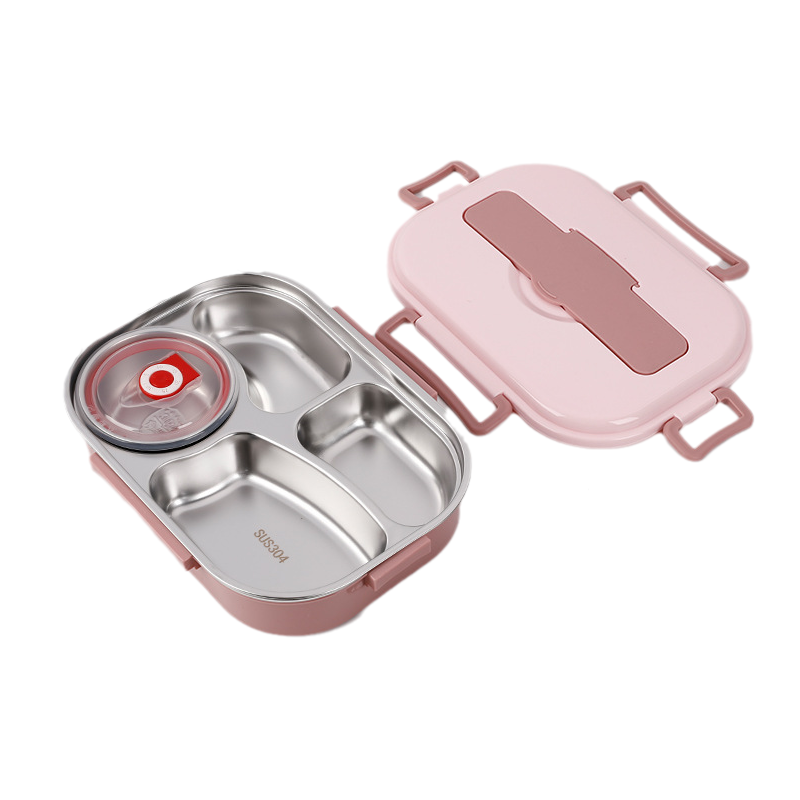 Insulated Lunch Box with Sections | Ka-mostore