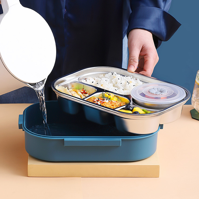 Insulated Lunch Box with Sections | Ka-mostore