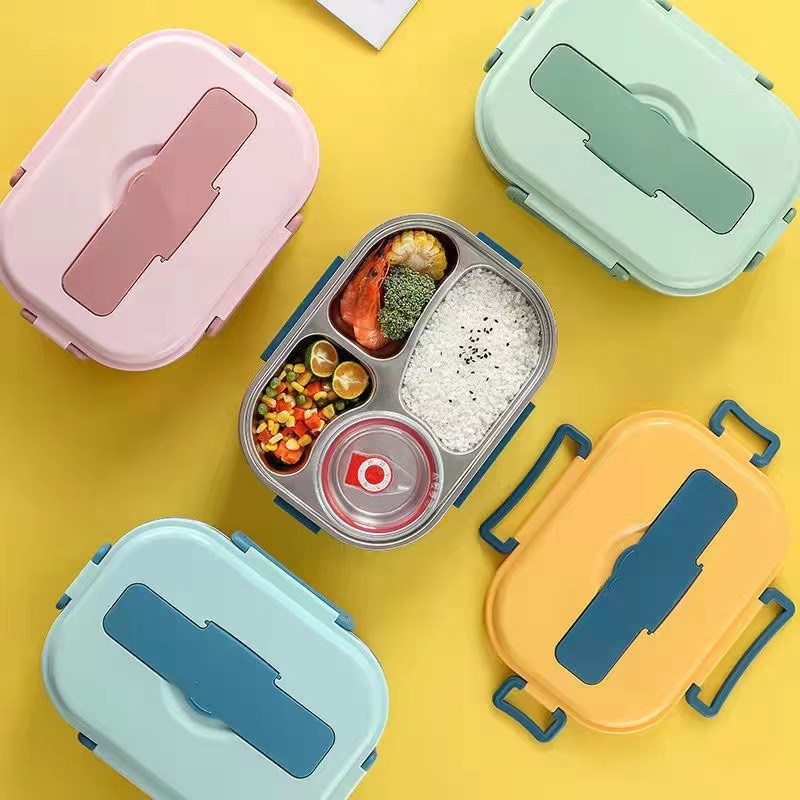 Insulated Lunch Box with Sections | Ka-mostore