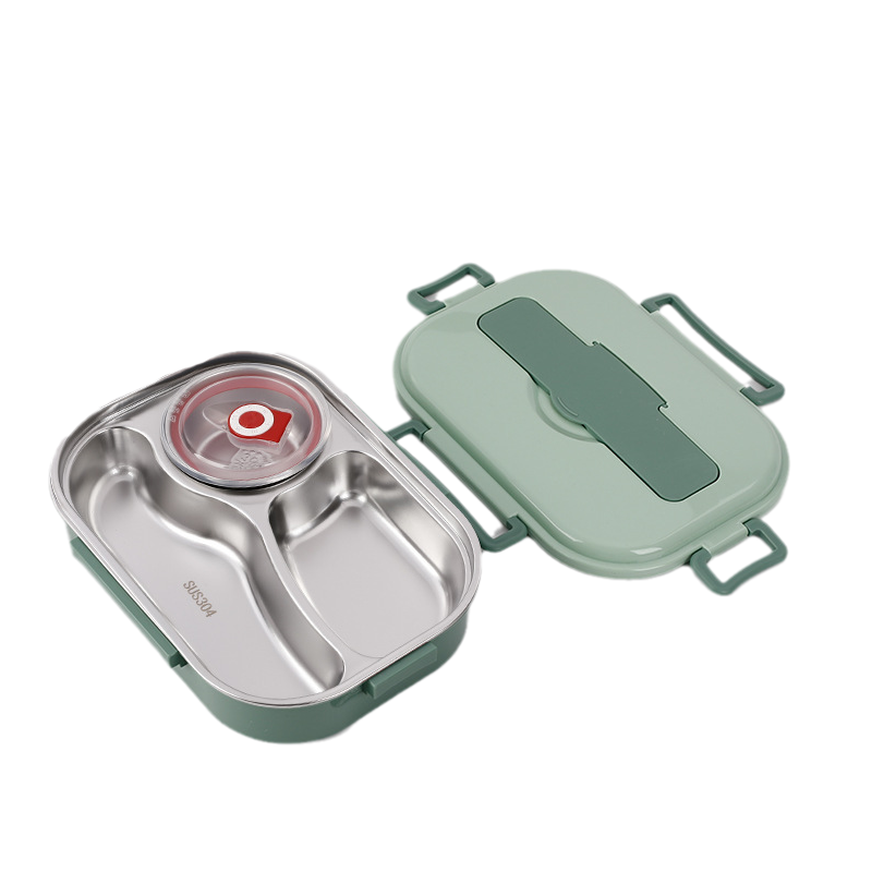 Insulated Lunch Box with Sections | Ka-mostore