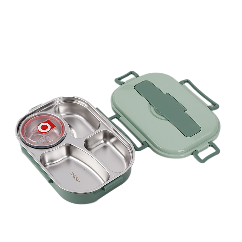 Insulated Lunch Box with Sections | Ka-mostore