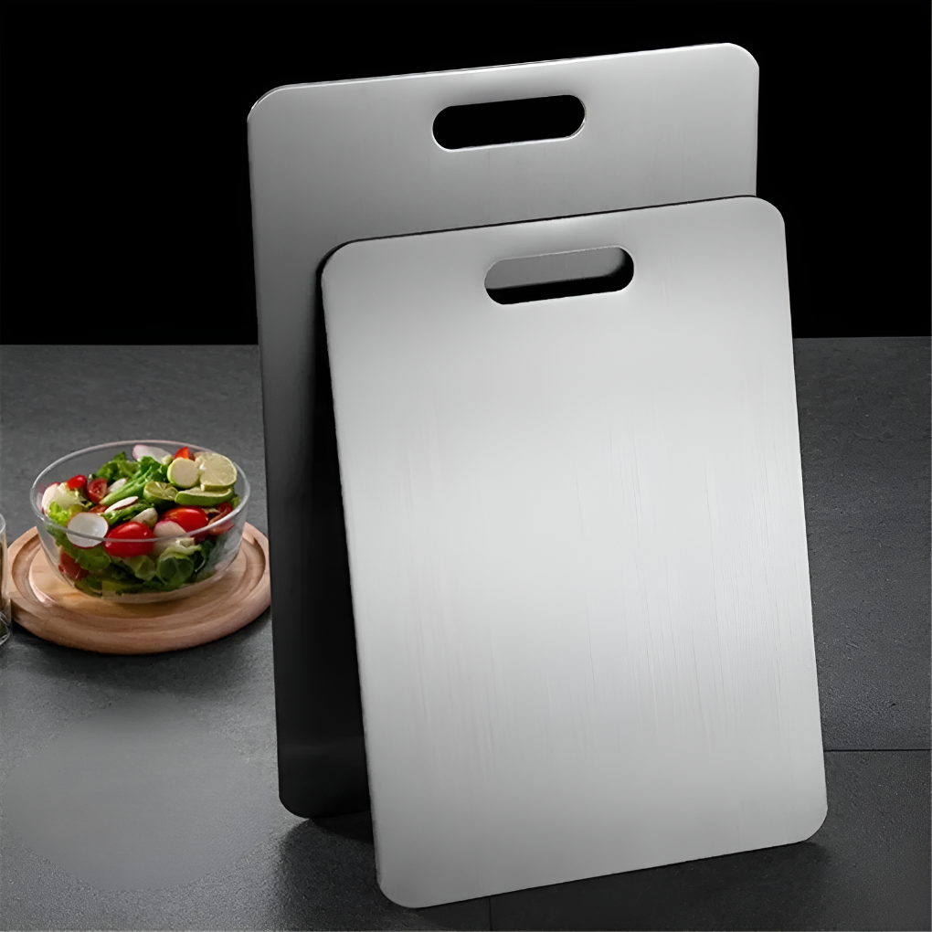 Stainless Steel Cutting Board with Handle | Ka-mostore