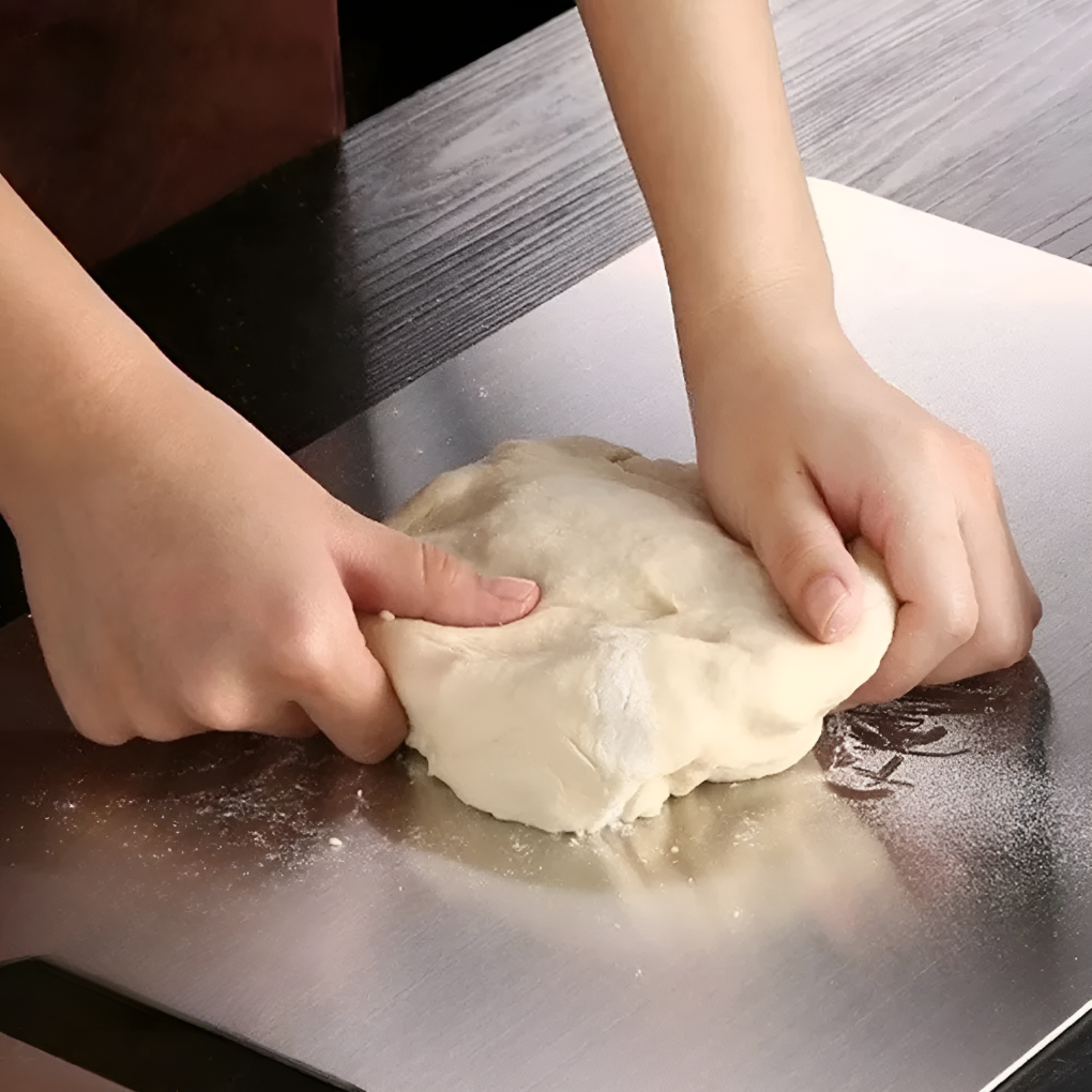 Stainless Steel Cutting Board with Handle | Ka-mostore
