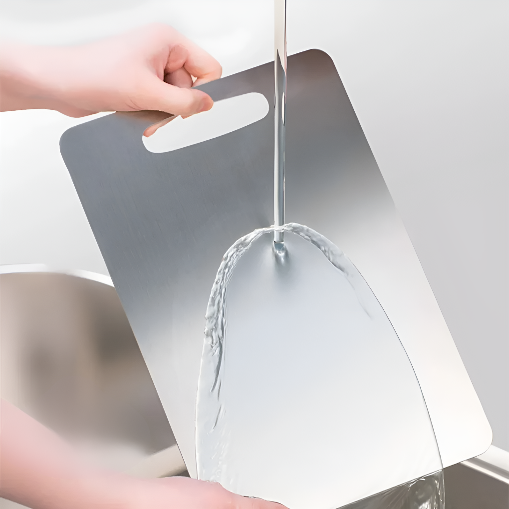 Stainless Steel Cutting Board with Handle | Ka-mostore