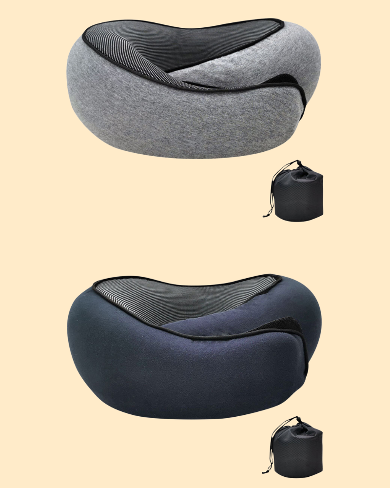 Travel Neck Pillow with Ergonomic Bone Shape | Ka-mostore