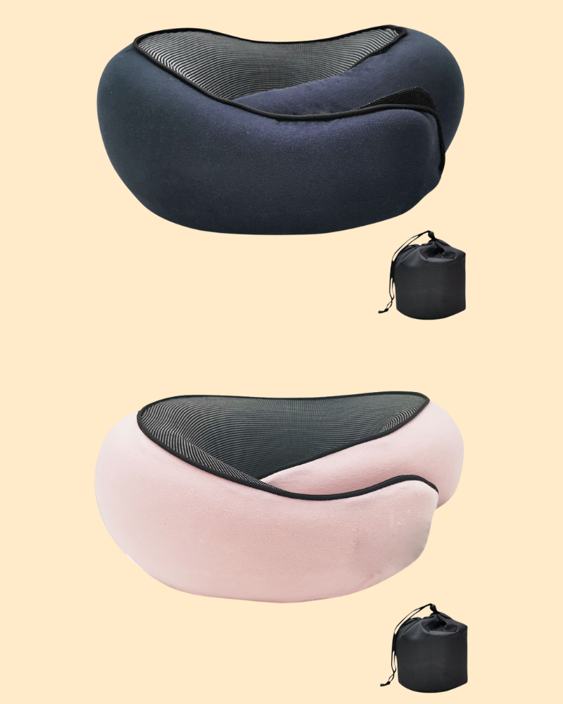 Travel Neck Pillow with Ergonomic Bone Shape | Ka-mostore