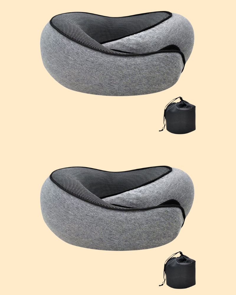 Travel Neck Pillow with Ergonomic Bone Shape | Ka-mostore