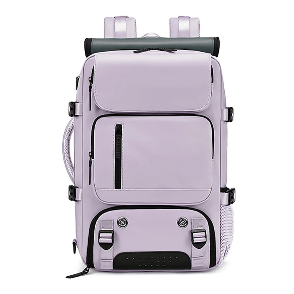 TRAVELMAX Pack – voděodolný cestovní batoh s USB portem, přihrádkou na boty a kapsou proti krádeži | Ka-mostore