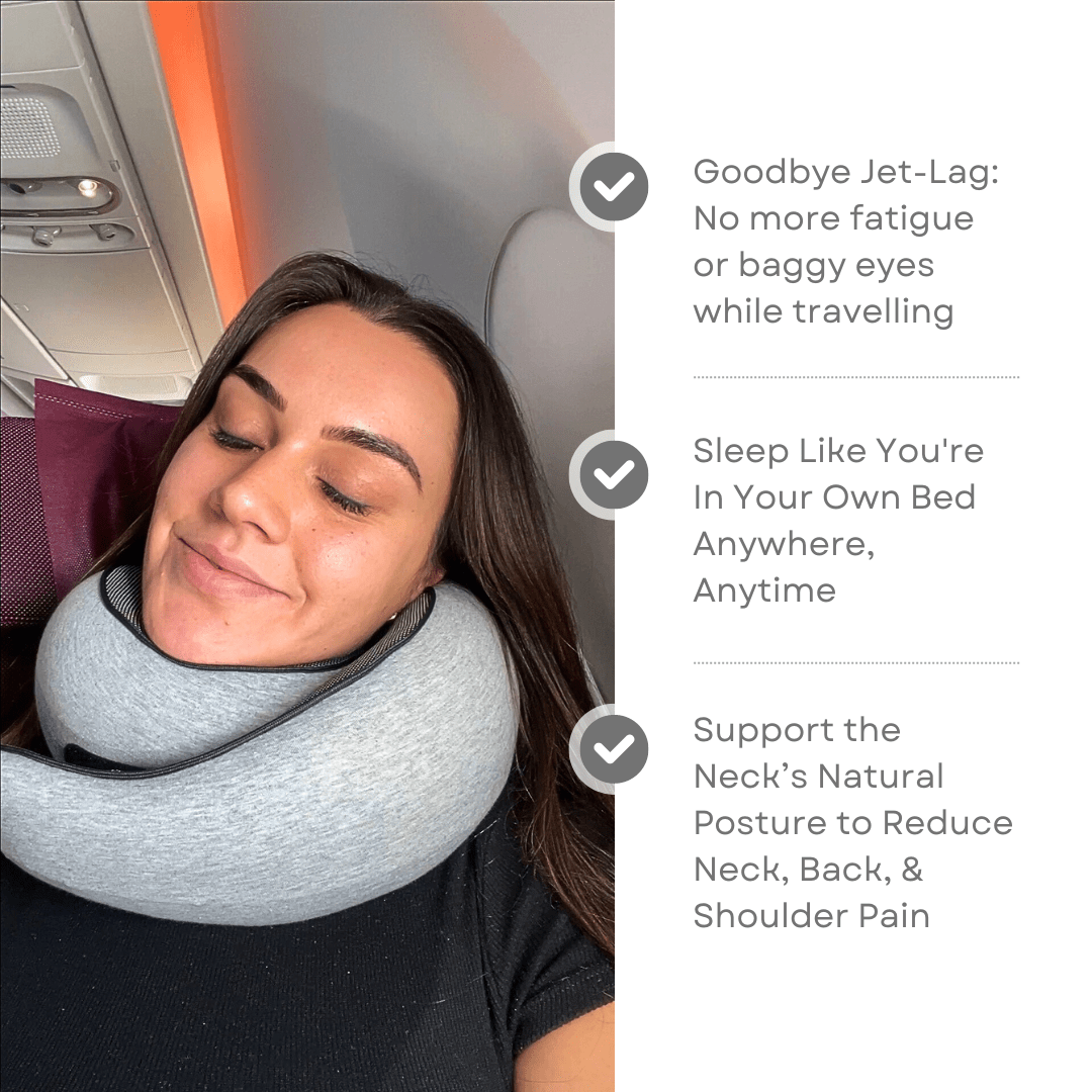 TRAVELNEST – Ergonomic Travel Pillow for Neck Support | Ka-mostore