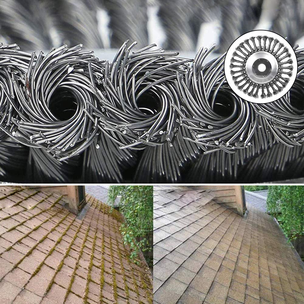 Steel Wire Brush Trimmer Attachment for Weed Removal | Ka-mostore