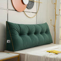 Tufted Bed Wedge Pillow for Reading and Lounging | Ka-mostore
