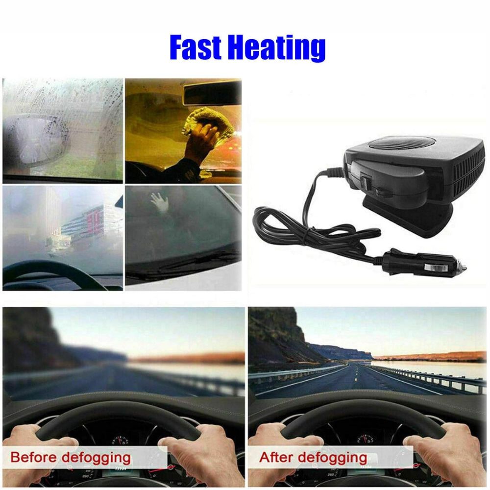 TurboHeat 12V Portable Car Heater Fan - 150W/300W | Ka-mostore