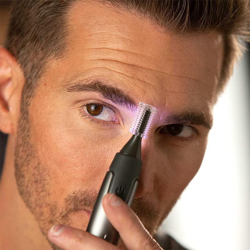 Ultra-thin Precision Trimmer | Micro-Oscillation Blades | Titanium Stainless Steel Technology | Integrated LED Lighting | Ergonomic Design | Ka-mostore