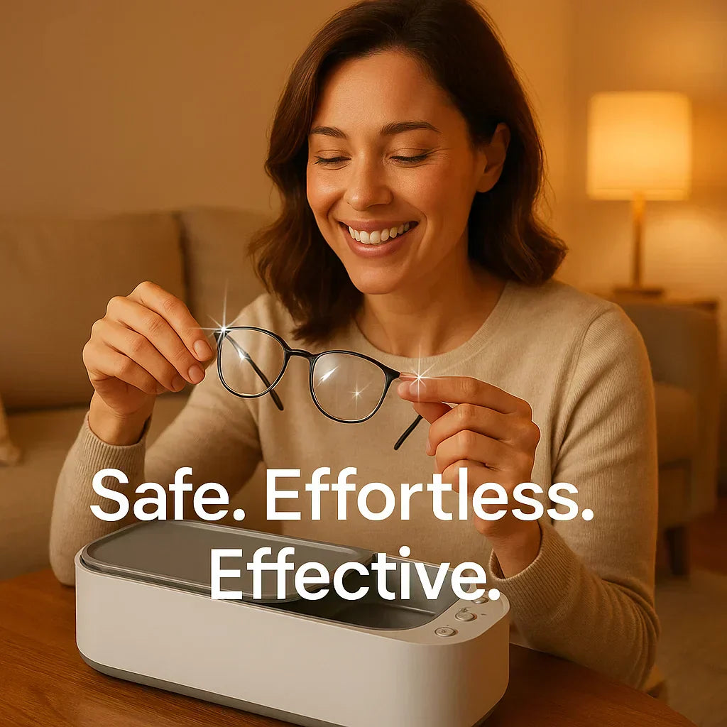 Sonic Cleaner | For Jewelry, Glasses, Watches & Dentures | Ka-mostore