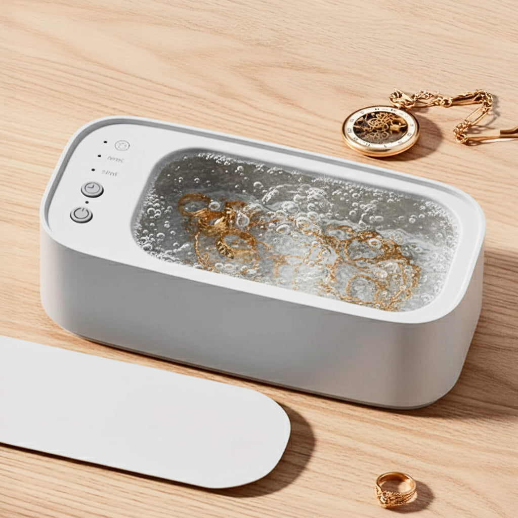 Sonic Cleaner | For Jewelry, Glasses, Watches & Dentures | Ka-mostore