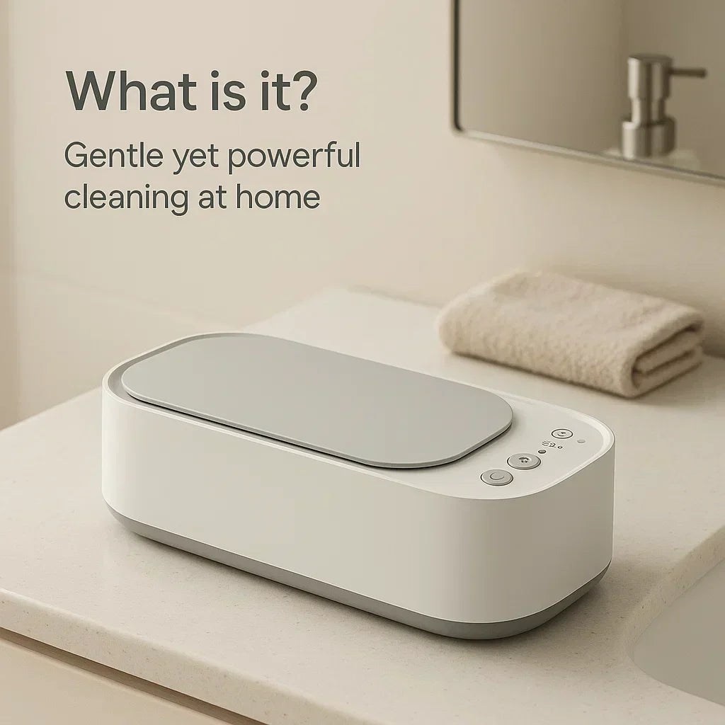 Sonic Cleaner | For Jewelry, Glasses, Watches & Dentures | Ka-mostore
