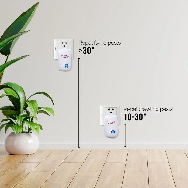 Ultrasonic Pest Deterrent - Odor-Free & Family Safe Rodent Control | Ka-mostore