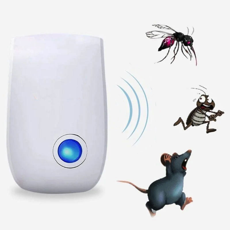 Ultrasonic Pest Deterrent - Odor-Free & Family Safe Rodent Control | Ka-mostore