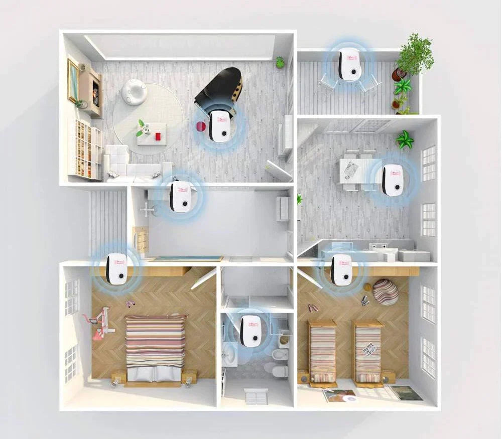 Ultrasonic Pest Repeller for Indoor & Outdoor Use | Ka-mostore