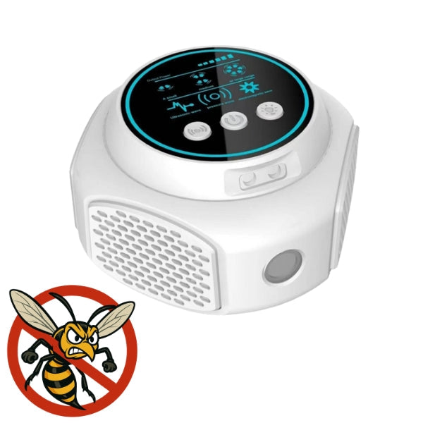 Ultrasonic Wasp & Hornet Repellent Plug-In | Chemical-Free. Silent Protection for Home. Pool & Patio (Covers 3200 sq. ft.) | Ka-mostore