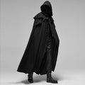 Unisex Hooded Velvet Cape | Gothic Style | Black | Ka-mostore