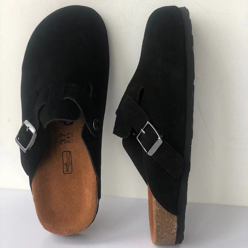 Casual Leather Slides for Everyday Comfort | Ka-mostore