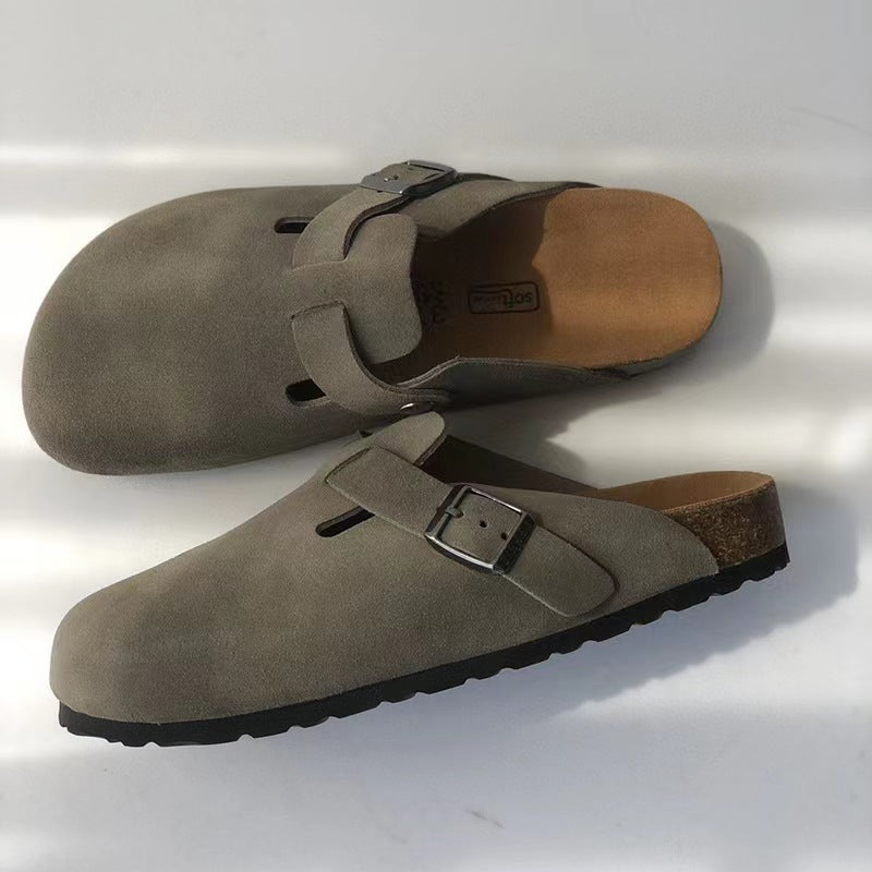 Casual Leather Slides for Everyday Comfort | Ka-mostore