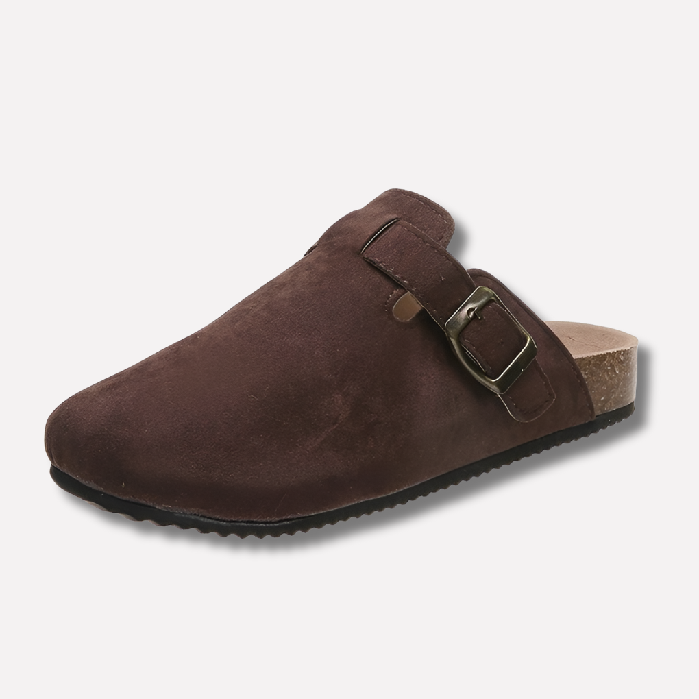 Comfortabele instapklompen met gespdetail | Ka-mostore