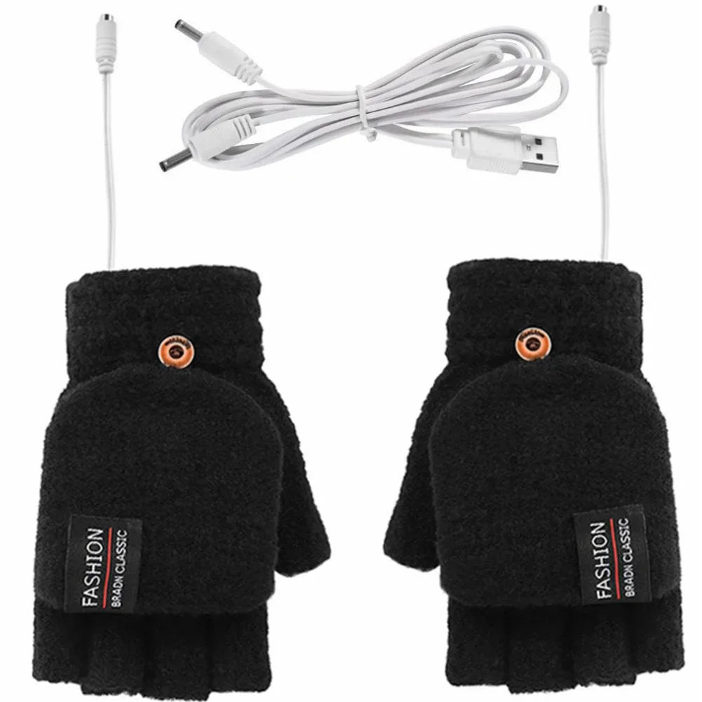 Vyhřívané rukavice s teplými vlnami a dobíjením přes USB | Ka-mostore