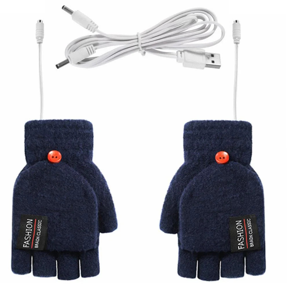 Vyhřívané rukavice s teplými vlnami a dobíjením přes USB | Ka-mostore
