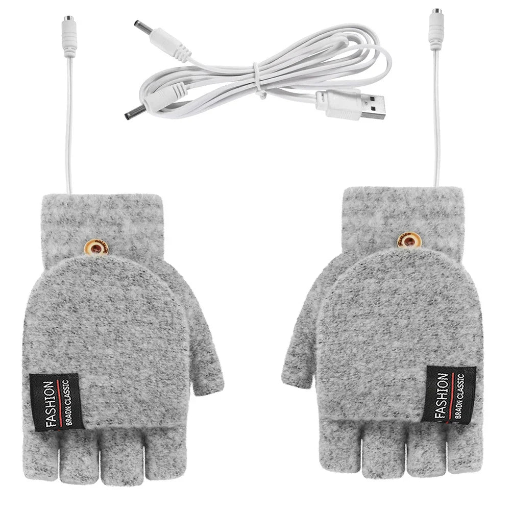 Vyhřívané rukavice s teplými vlnami a dobíjením přes USB | Ka-mostore