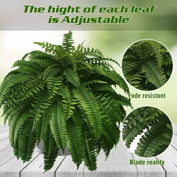 UV Resistant Faux Boston Fern Plant | Ka-mostore