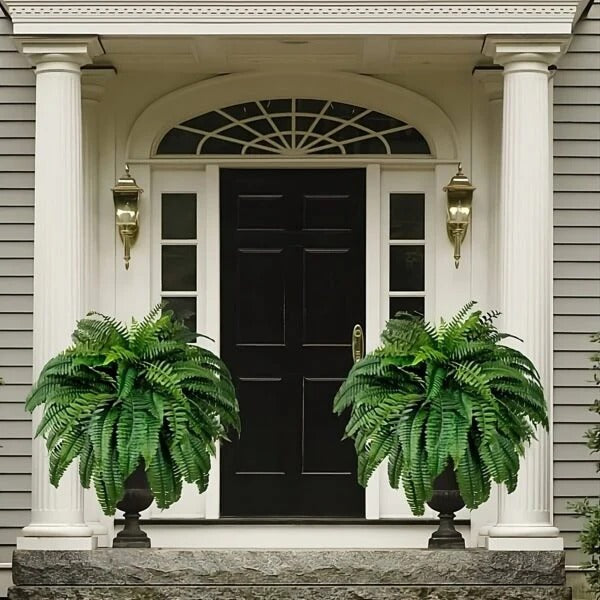 UV Resistant Faux Boston Fern Plant | Ka-mostore