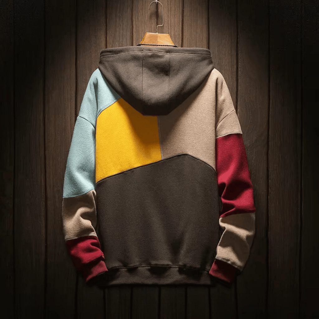 Relaxed Colorblock Hoodie | Ka-mostore