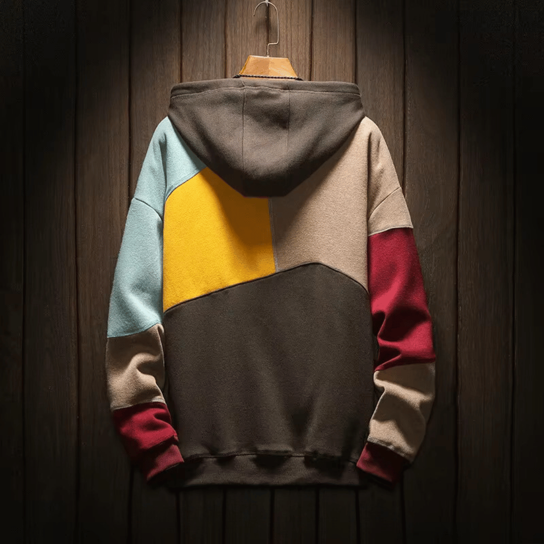 Relaxed Colorblock Hoodie | Ka-mostore
