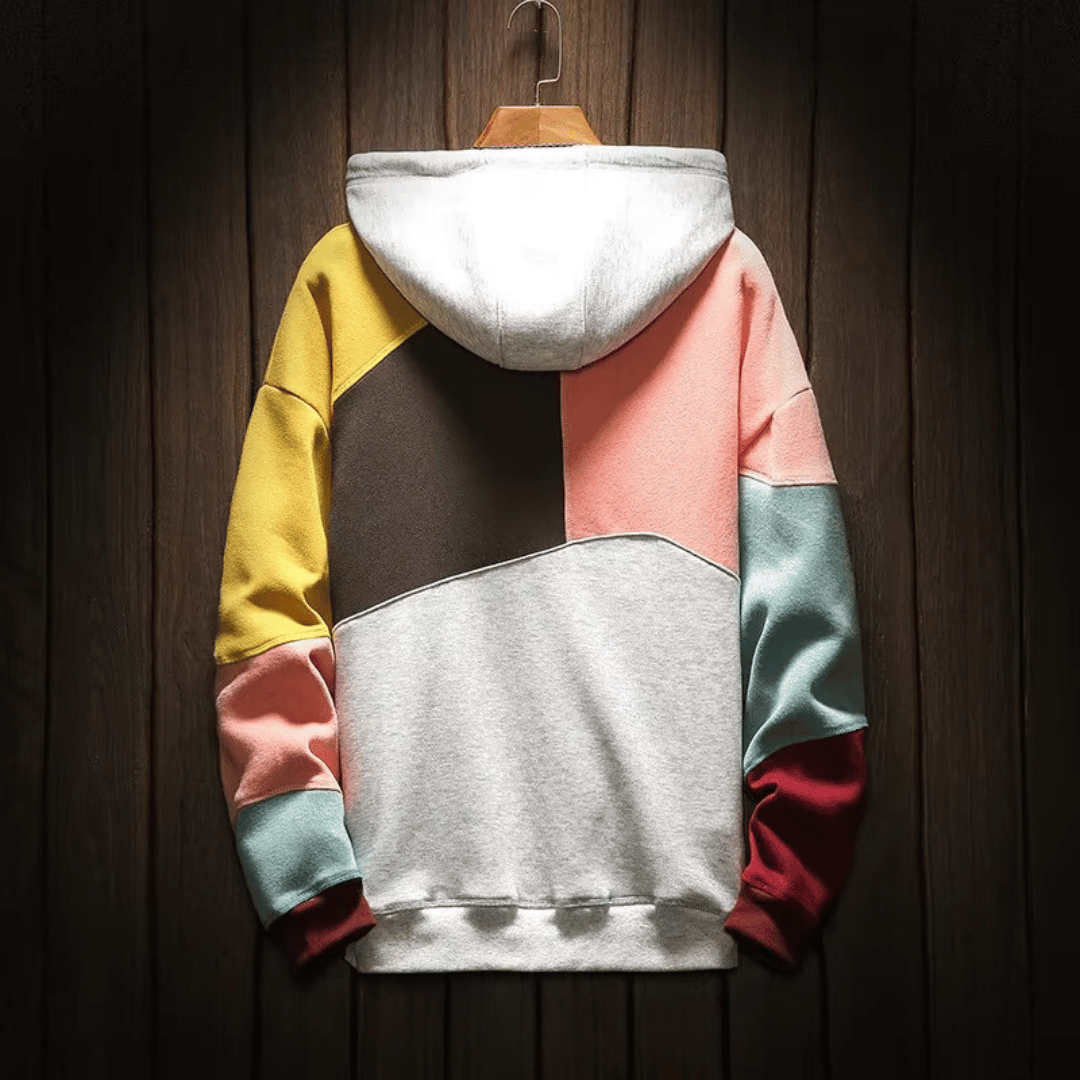 Relaxed Colorblock Hoodie | Ka-mostore